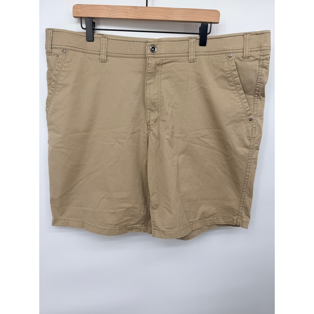 Swiss Tech Cargo Shorts Mens 42 Khaki Good Utility Canvas Outdoor Workwear